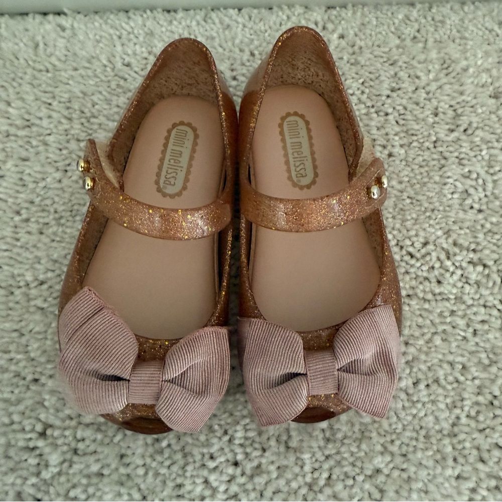 Mini Melissa Shoes Girls Size 6 Ultragirl Garden Mary Jane Ballet Flats Jelly